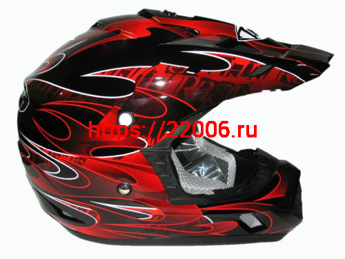Мотошлем THH TX-12 №3 black/ red (S) Мотошлем THH TX-12 №3 black/ red (S)