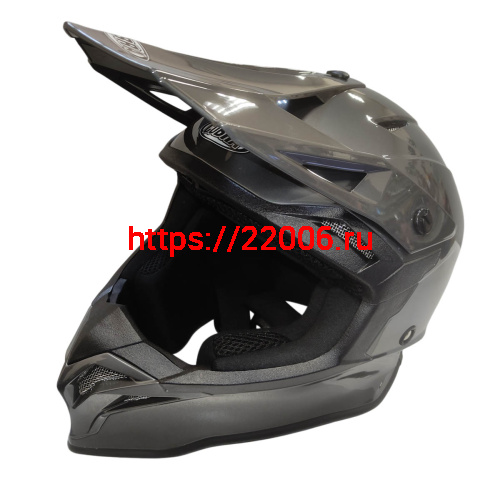 Шлем кроссовый COBRA EC H337, серый титан, размер L Шлем кроссовый COBRA EC H337, серый титан, размер L