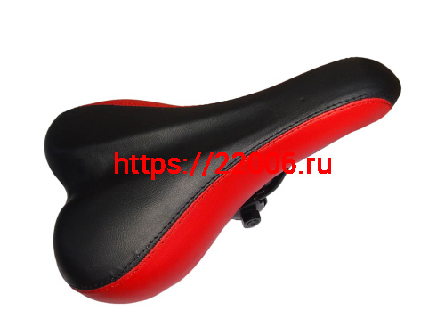 Сиденье вело 240х150мм, цветное, черно-красное HUALONG (HBAZ 1908) Сиденье вело 240х150мм, цветное, черно-красное HUALONG (HBAZ 1908)