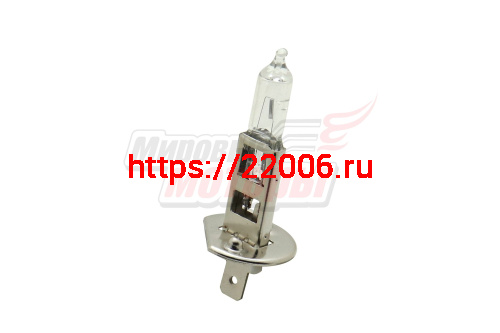 Лампа 12В 55Вт (H1) фарная галоген (P14.5s) (1121) Лампа 12В 55Вт (H1) фарная галоген (P14.5s) (1121)