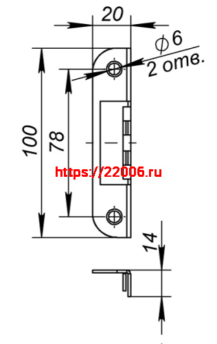 Ответная Fuaro (Фуаро) планка STRP.FIN068 для дверей с притвором к замкам 2018 и 2014 WC/S CP хром фото 4 Ответная Fuaro (Фуаро) планка STRP.FIN068 для дверей с притвором к замкам 2018 и 2014 WC/S CP хром фото 4
