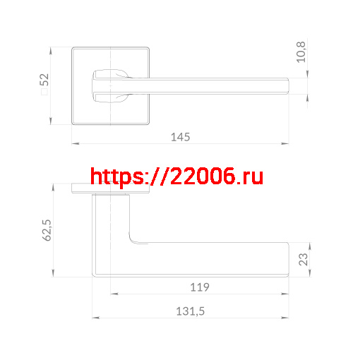 Ручка Punto (Пунто) раздельная K.EST.Q52.SELECT BL-24 черный фото 2 Ручка Punto (Пунто) раздельная K.EST.Q52.SELECT BL-24 черный фото 2
