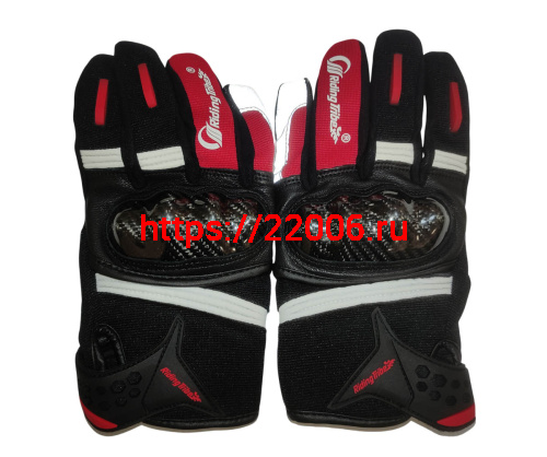 Перчатки PRO-BIKER MCS-57 (чёрно-красные), р-р M фото 3