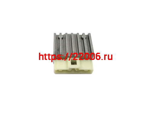 Реле регулятор напряжения Yamaha Jog 50, Suzuki AD50 (клеммы в ряд) TMMP Реле регулятор напряжения Yamaha Jog 50, Suzuki AD50 (клеммы в ряд) TMMP