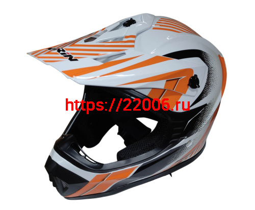 Шлем кроссовый KIRIN QL-128S, черный, красный, черн-крас, чер-желт, размер S Шлем кроссовый KIRIN QL-128S, черный, красный, черн-крас, чер-желт, размер S