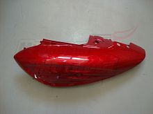 Облицовка боковая задняя левая серебристая Racer Lupus, WM Mantis, YB50QT-9