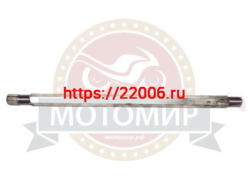 Вал ведущий Тайга голый 500 н.о. 15 шлицов (крупный шлиц) (С40200521) Вал ведущий Тайга голый 500 н.о. 15 шлицов (крупный шлиц) (С40200521)