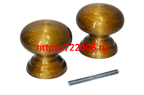 Ручка-кнопка veles (ВЕЛЕС) Палисандр Ручка-кнопка veles (ВЕЛЕС) Палисандр