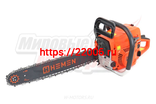 Бензопила HEMEN CTCS52 2,2 кВт, 3,0 л.с., 20" (50см) 0,325/1,3/76зв. фото 2 Бензопила HEMEN CTCS52 2,2 кВт, 3,0 л.с., 20" (50см) 0,325/1,3/76зв. фото 2