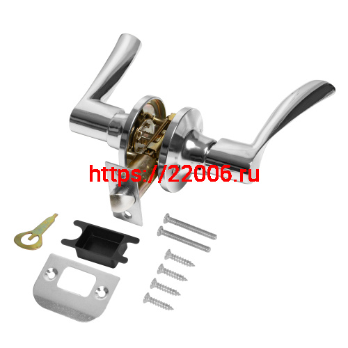 Ручка Punto (Пунто) защелка DK610/BL CP-PS (без фик.) хром фото 2 Ручка Punto (Пунто) защелка DK610/BL CP-PS (без фик.) хром фото 2