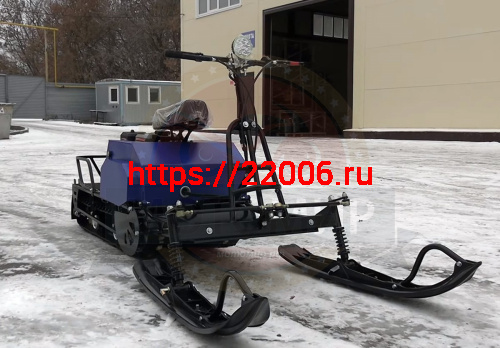 Мотобуксировщик компактный ЛИДЕР-СИГМА-2Е, 8+ л.с, с лыж. модул. с электростартером, TAV2-40