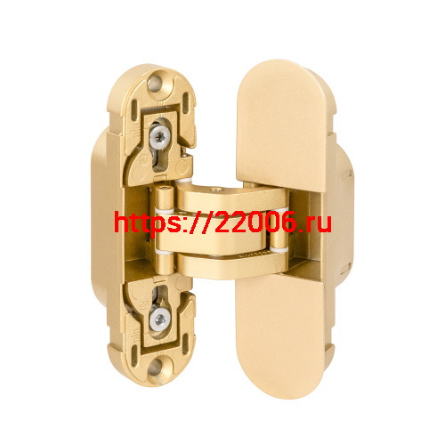 E30200.85.23 AGB (АГБ) (мат. латунь) петля ECLIPSE 2.2 (4 накладки в комплекте)