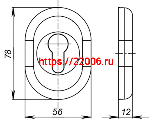Накладка Fuaro (Фуаро) под цилиндр ESC-12C AB-7 зеленая бронза (2шт. в уп.,отгр. по 1 шт) фото 3 Накладка Fuaro (Фуаро) под цилиндр ESC-12C AB-7 зеленая бронза (2шт. в уп.,отгр. по 1 шт) фото 3