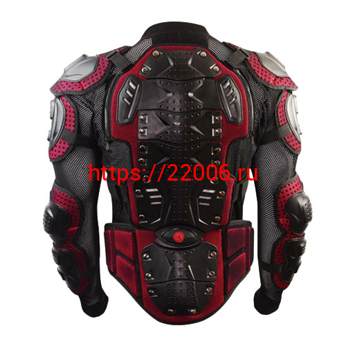 Защита тела мото SCOYCO AM02-2 - "черепаха", красная, р-р M фото 2 Защита тела мото SCOYCO AM02-2 - "черепаха", красная, р-р M фото 2