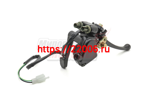 Рычаг тормоза правый с рычагом газа в сборе SAFARI, TERMIT, RHINO, TERRANO