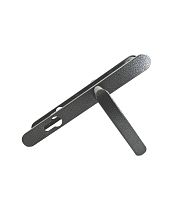 Ручка дверная Absolyute (Абсолют) на планке РФ1-85А/25 (85 мм) серебро