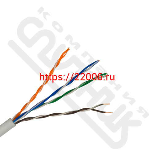 Кабель DIVISAT (С) UTP 4PR 24AWG Cu CAT 5e, PVC (0.48) 305м