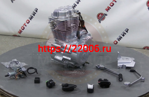 Двигатель 4т. 250 см3 167FMМ (CG250) 5МКПП, ZONGSHEN (бывает маркировка 169) см 94100 Двигатель 4т. 250 см3 167FMМ (CG250) 5МКПП, ZONGSHEN (бывает маркировка 169) см 94100