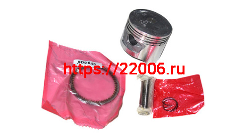 Поршень в сборе двигателя 139FMB 70сс 47мм (+0.50) р-13 Поршень в сборе двигателя 139FMB 70сс 47мм (+0.50) р-13