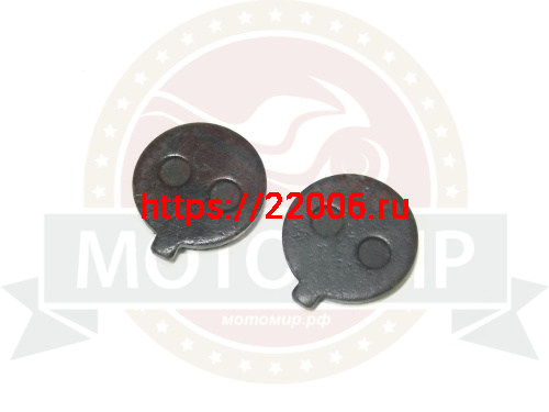 Колодки тормозные на дисковый тормоз "пятачок" EHPD 01 (VB 133) фото 2