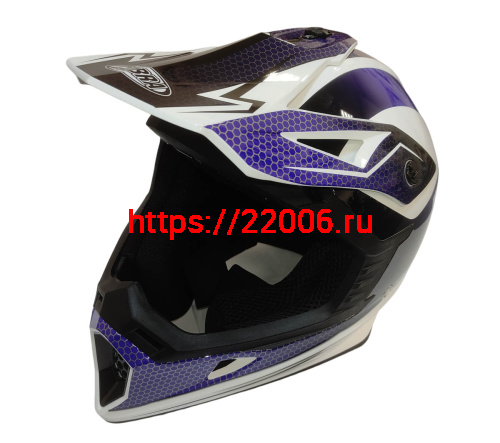 Шлем кроссовый COBRA EC H325, син/бел, крас/черн, бел/оранж, бел/лайм, син/жел., размер XL