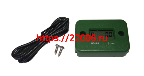 Счетчик мото-часов универсальный, для 4х тактных двигателей, индукционный (беспроводной) Счетчик мото-часов универсальный, для 4х тактных двигателей, индукционный (беспроводной)
