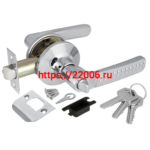 Ручка Punto (Пунто) защелка DK626 CP-ET (6026 CP-E) (кл./фик.) хром Ручка Punto (Пунто) защелка DK626 CP-ET (6026 CP-E) (кл./фик.) хром