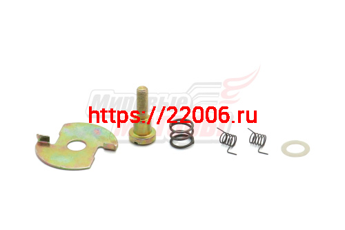 Ремкомплект стартера Агро (крышка собачек+винт крышки+пружина винта+2 пружины собачек) Ремкомплект стартера Агро (крышка собачек+винт крышки+пружина винта+2 пружины собачек)