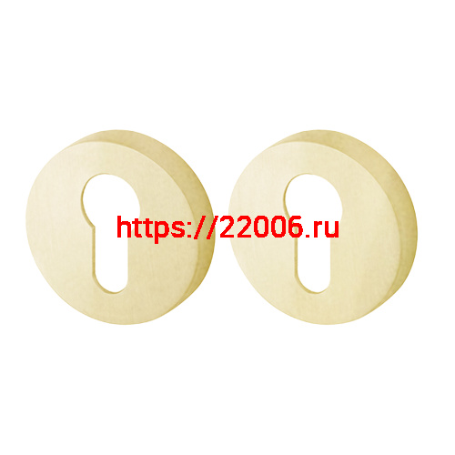 Накладка Armadillo (Армадилло) под цилиндр ET.R.URB52 (ET URB) SG матовое золото Накладка Armadillo (Армадилло) под цилиндр ET.R.URB52 (ET URB) SG матовое золото