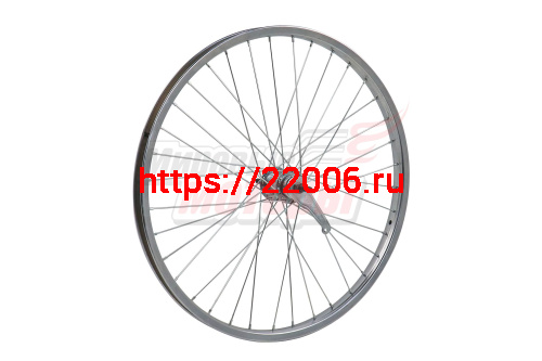 Обод 24" задний (ХРОМ) в сборе с торм. втулкой