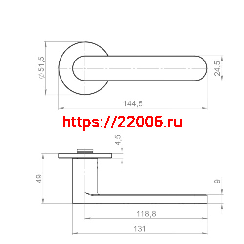Ручка Armadillo (Армадилло) раздельная R.YM.SAVOIARDI MWSC-33 итальянский тисненый фото 5