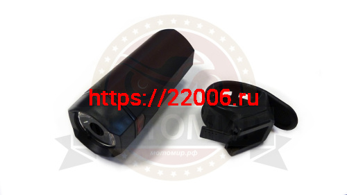 Фара  Вело передняя, 1 суперяркий светодиод 1.0 Ватт (40 Люмен), 2 режима работы JY-7058