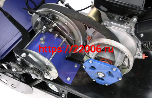 Мотобуксировщик с лыжным модулем 16 л.с., С РЕВЕРСОМ ЛИДЕР-3-3Т-16АП (3 тел.), АДАПТИВНАЯ ПОДВЕСКА фото 4