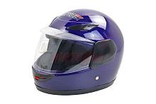 Шлем SAFEBET HF-908 синий глянцевый ОДНОЦВЕТНЫЙ "S,M,L,XL,XXL" (интеграл, детский)