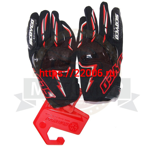 Перчатки SCOYCO (оригинал) MC-101, красные, р-р XL Перчатки SCOYCO (оригинал) MC-101, красные, р-р XL