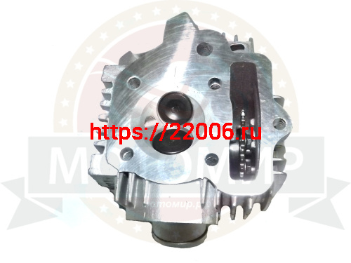 Головка цилиндра "Альфа, Zodiak" в сборе 50 мм (100 см3) (клапана, распр., коромысло и т.д.) фото 4 Головка цилиндра "Альфа, Zodiak" в сборе 50 мм (100 см3) (клапана, распр., коромысло и т.д.) фото 4