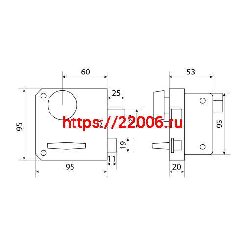 Замок Omega (Омега) накладной цилиндровый ЗН3А ПНЗ медь, 5 кл. фото 3 Замок Omega (Омега) накладной цилиндровый ЗН3А ПНЗ медь, 5 кл. фото 3