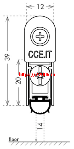 Автоматический Armadillo (Армадилло) порог EASY TREND SQ cod. ASTDSQ, B4/1130 фото 2 Автоматический Armadillo (Армадилло) порог EASY TREND SQ cod. ASTDSQ, B4/1130 фото 2