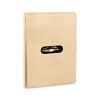 Накладка Fuaro (Фуаро) на сувальдный замок ESC.S-auto.RL/K.486 (ESC 486-S.auto RL) SSG сатинированное золото (1шт)