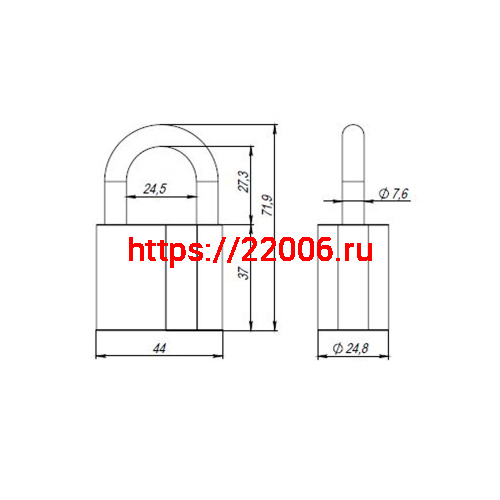 Замок Ajax (Аякс) навесной PD-4050 (PD-40-50) 3 fin key фото 3 Замок Ajax (Аякс) навесной PD-4050 (PD-40-50) 3 fin key фото 3