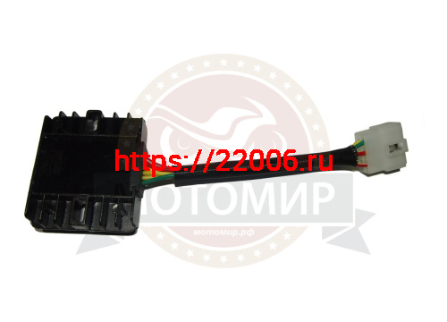 Реле регулятор 6 конт. 3х фазный с проводом Динго Т150 большой разъем Линхай400 фото 2 Реле регулятор 6 конт. 3х фазный с проводом Динго Т150 большой разъем Линхай400 фото 2