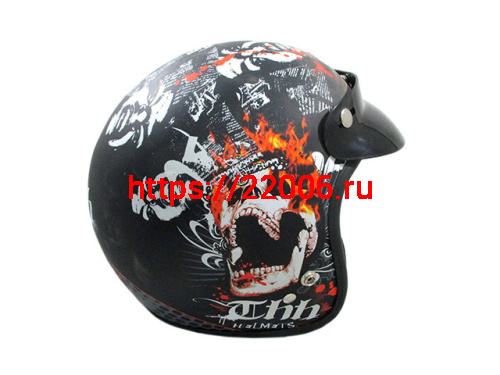 Мотошлем THH TS-42 №5 white/ gray (M) Мотошлем THH TS-42 №5 white/ gray (M)