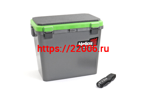 Ящик зимний односек. серый/синий Helios (HS -IB-19GB-1)//Серо-салатовый фото 2
