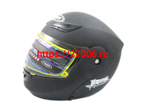 Мотошлем YM-920 черный матовый (S)