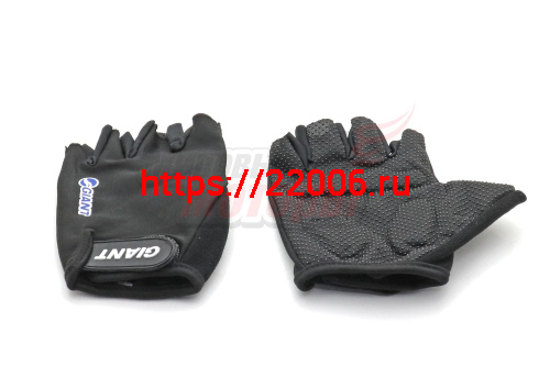 Перчатки без пальцев с гелиевыми вставками "GIANT" (разные цвета) Перчатки без пальцев с гелиевыми вставками "GIANT" (разные цвета)