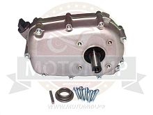 Редуктор 168F, 168F-2 в сборе, с автоматическим сцеплением  1:2 (ВХОД. И ВЫХ.. ВАЛ 20ММ)