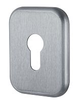 Декоративная Armadillo (Армадилло) Квадратная накладка на цилиндр ET-DEC SQ (ATC Protector 1) SC-14 Матовый хром