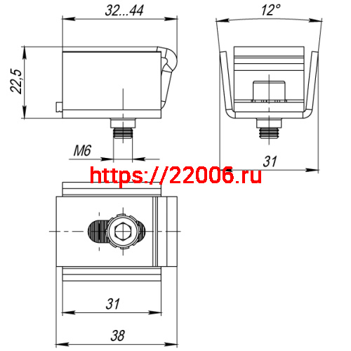 Регулятор Fuaro (Фуаро) прижима защёлки (31х32-45 мм), сталь фото 2 Регулятор Fuaro (Фуаро) прижима защёлки (31х32-45 мм), сталь фото 2