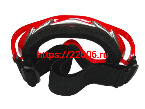 Очки Koestler SD-1006 кроссовые красные фото 2 Очки Koestler SD-1006 кроссовые красные фото 2