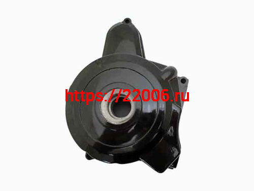 Крышка двигателя левая ORION-125 генератор 6 катушек черная низкая Крышка двигателя левая ORION-125 генератор 6 катушек черная низкая